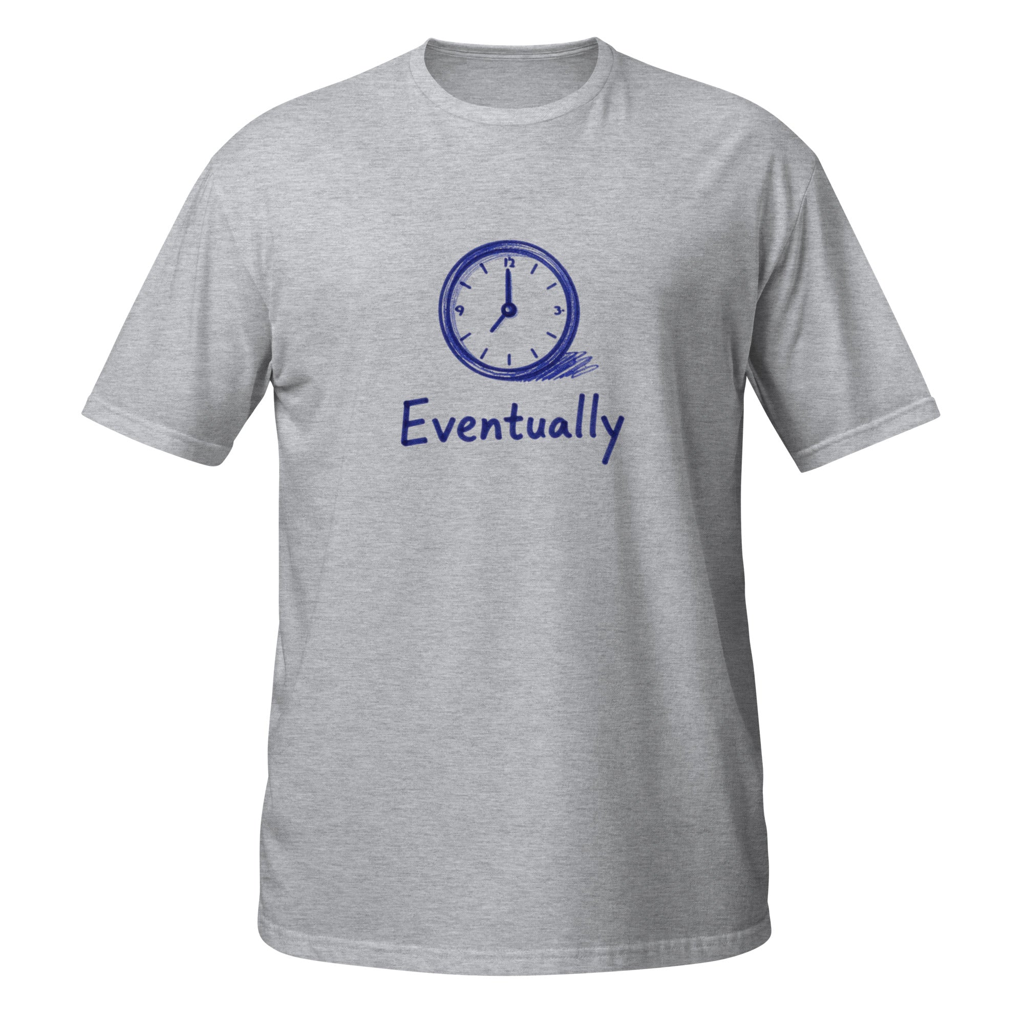 Eventually Tee - Sketchline Tees blue ink doodle T-shirt