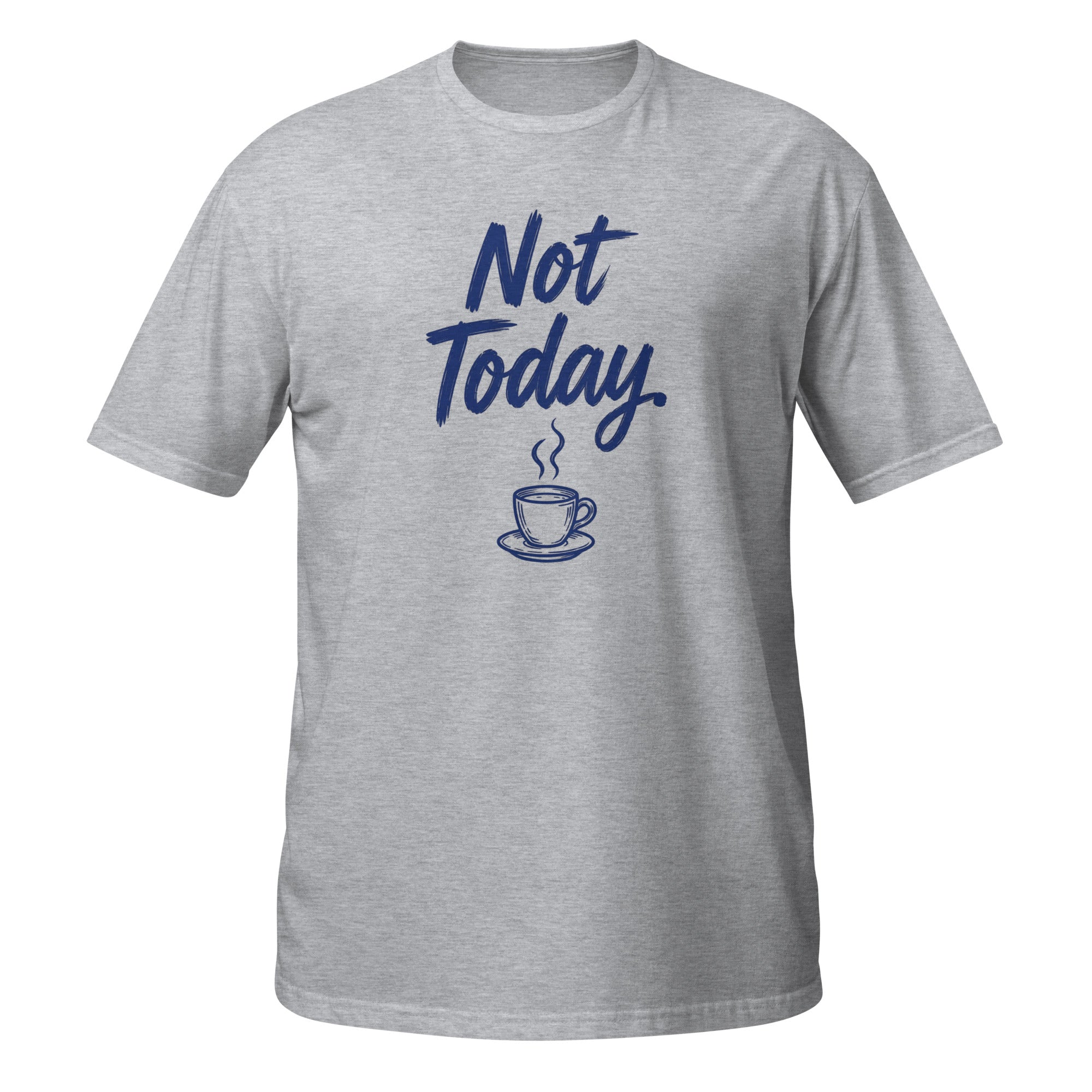 Not Today Tee - Sketchline Tees blue ink doodle T-shirt