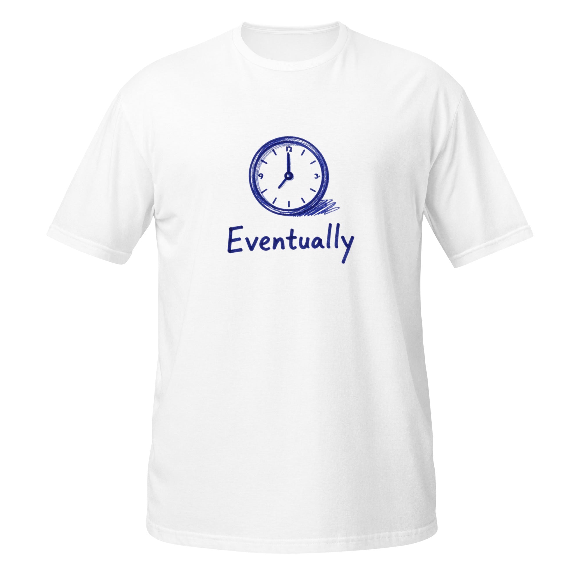 Eventually Tee - Sketchline Tees blue ink doodle T-shirt