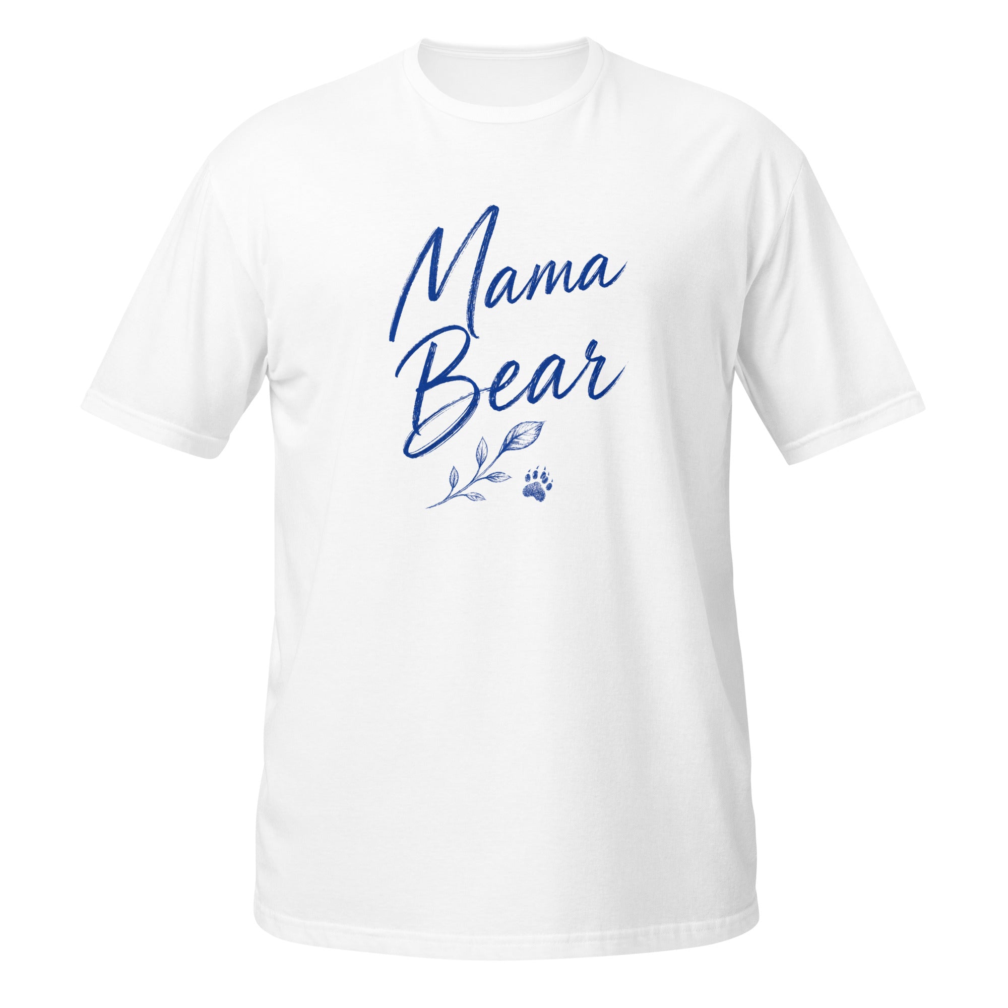 Mama Bear Tee - Sketchline Tees blue ink doodle T-shirt
