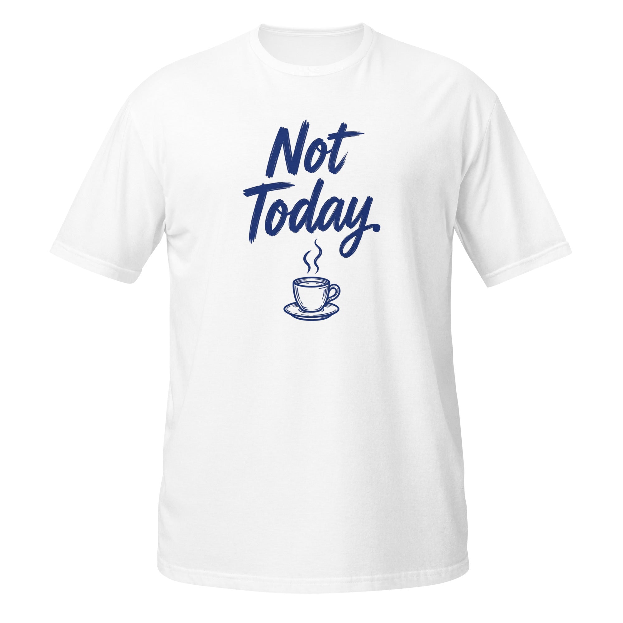 Not Today Tee - Sketchline Tees blue ink doodle T-shirt