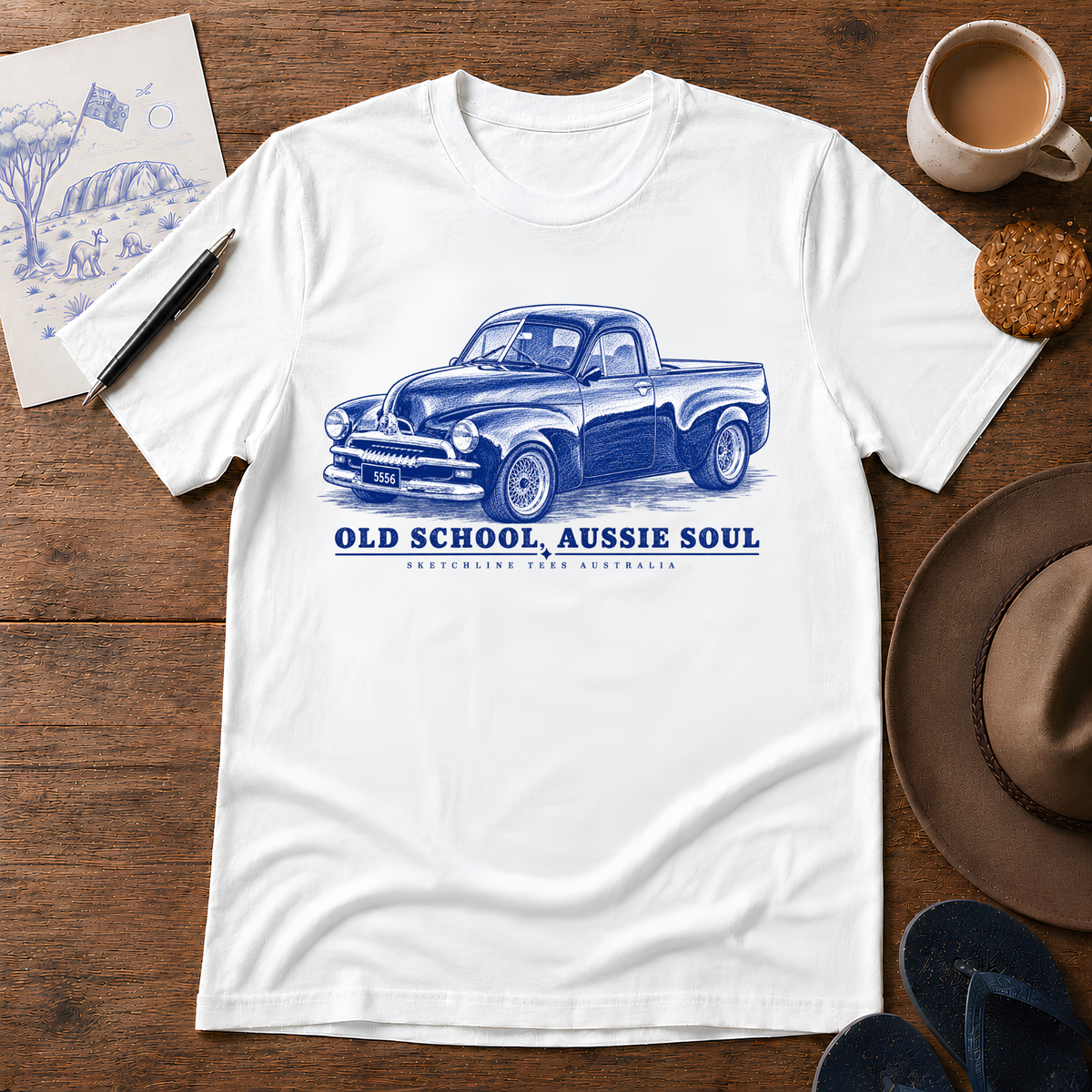 Old school, Aussie soul Tee