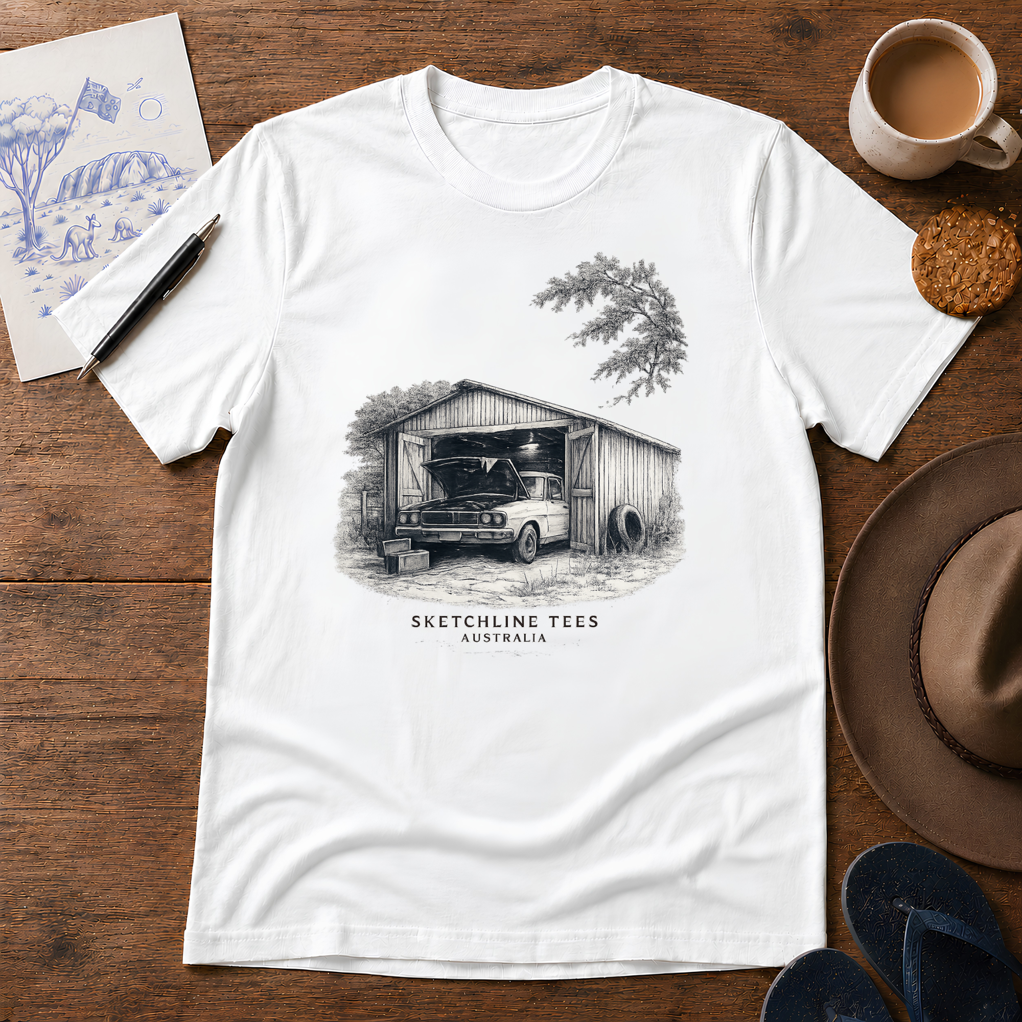 Saturday in the Shed Tee