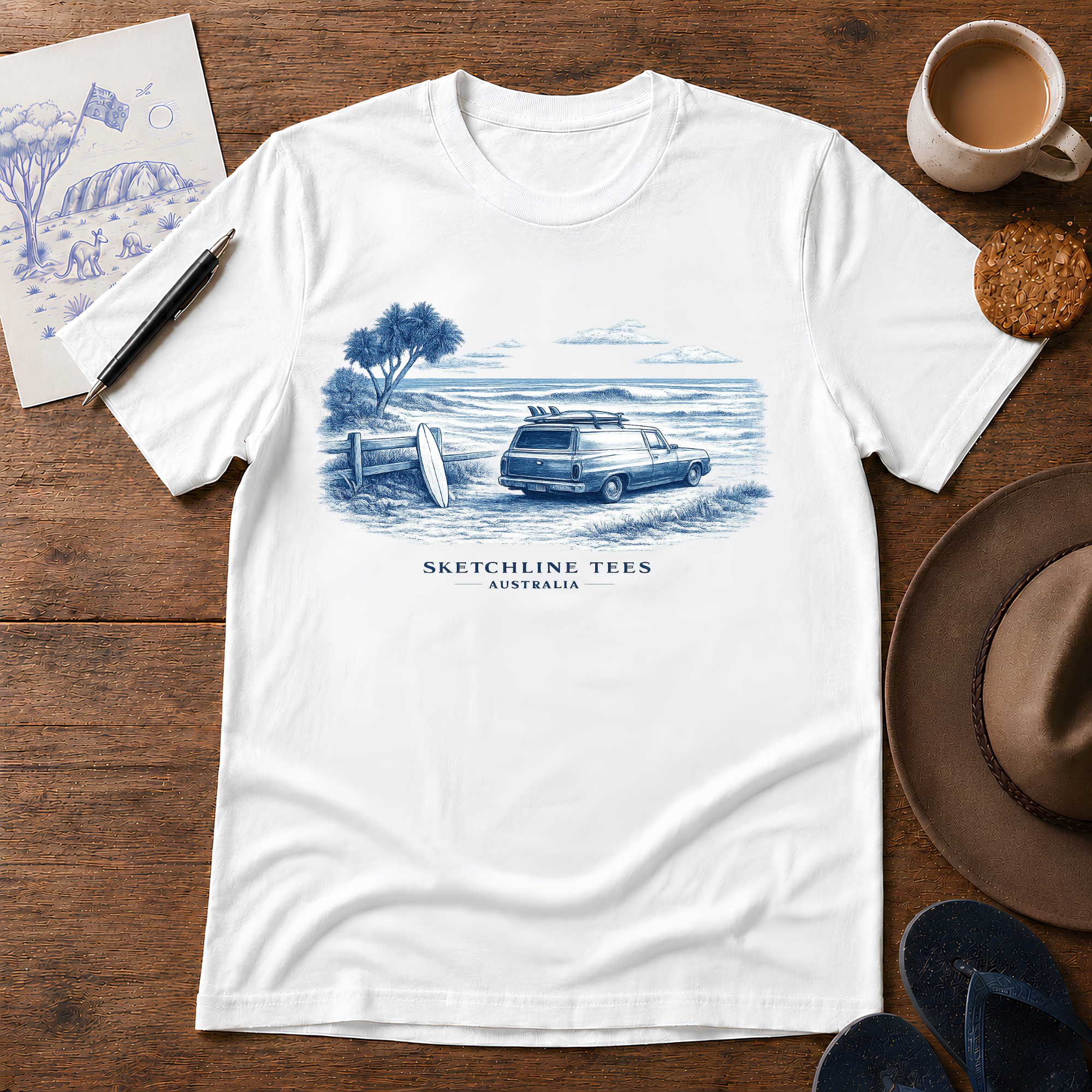The Old Beach Run Tee