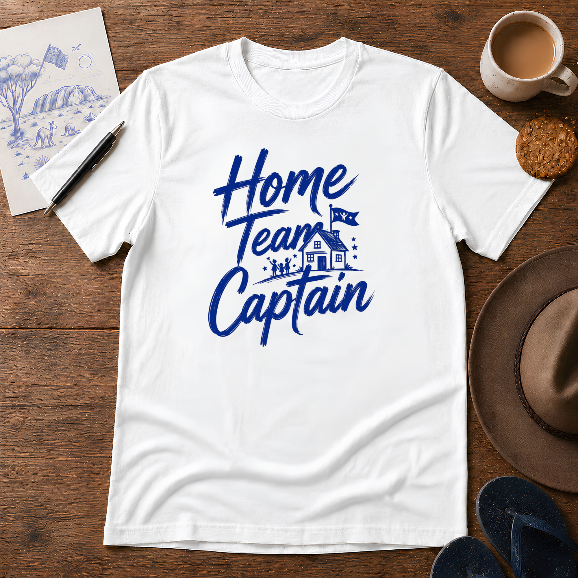 Home Team Captain Tee ink-sketch T-shirt, product image 4