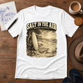 Salt in the Air Tee in white – Australian coastal graphic T-shirt