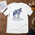 Stood the Test of Time Australian ink-sketch T-shirt in White